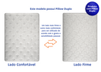 Conjunto Cama Box Maze Queen Ecoflex 158x198x67cm Espuma Spring Foam Boucle Bege