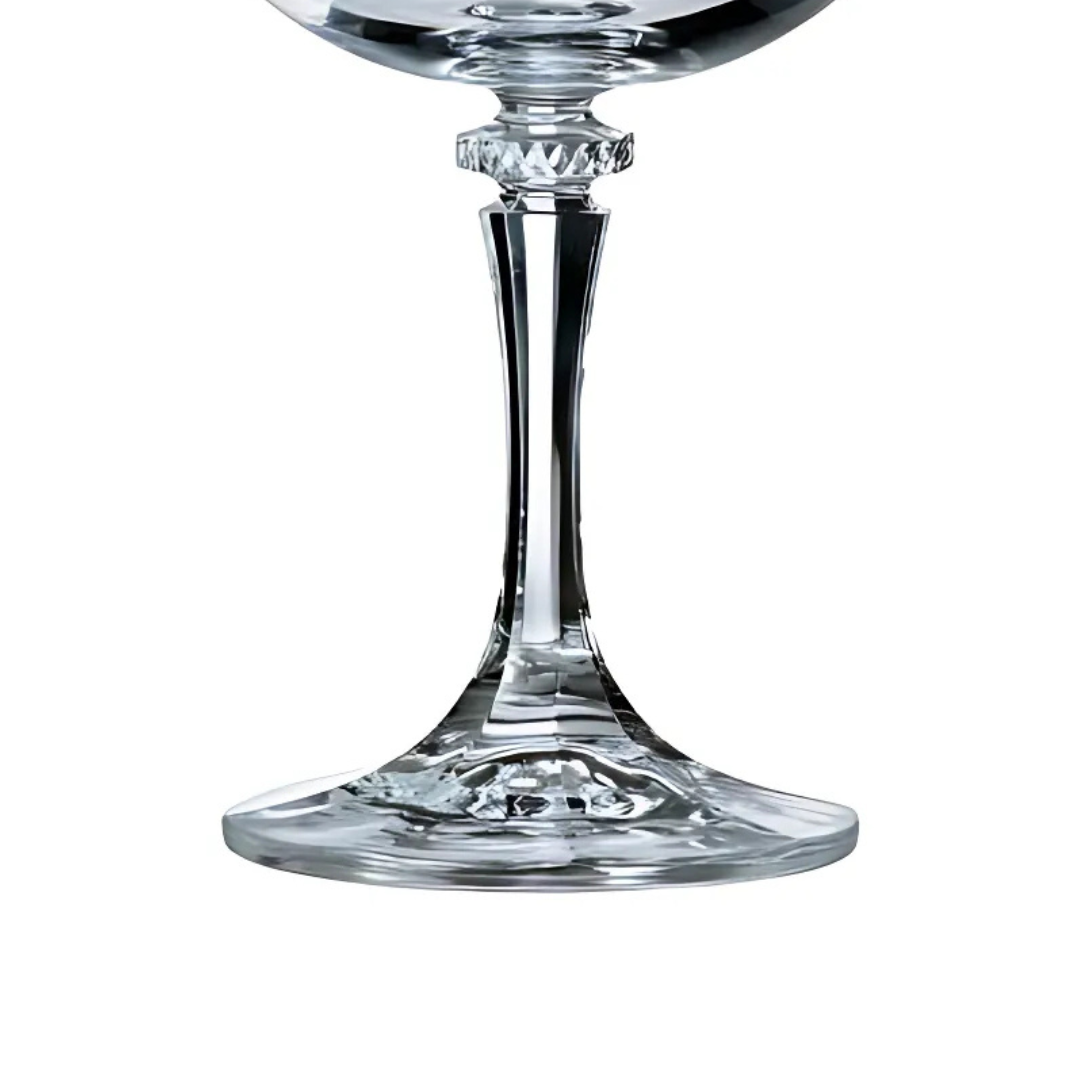 Jogo de 6 Taças de Cristal para Champanhe Coupe Branta 180ml