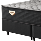 Conjunto Cama Box Relax Comfort Queen EcoFlex 158x198x66cm Molas Ensacadas