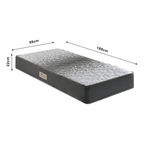 Colchão Espuma Dual Firm D-28 Ecoflex Solteiro 88x188x22 Chumbo