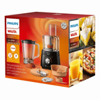 Processador de Alimentos Philips Walita PowerChop HR7304/92 1000W Preto 220V