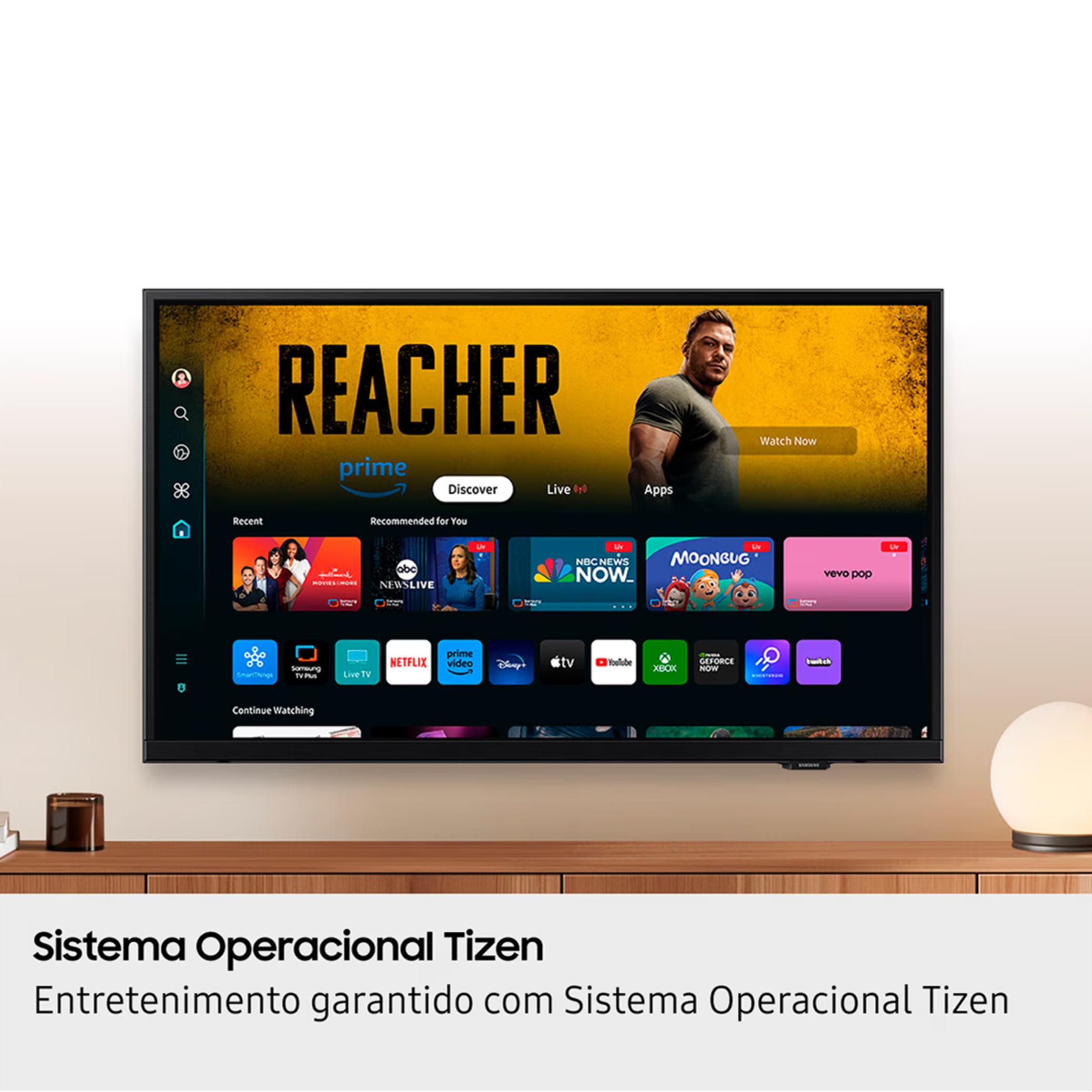Smart TV QLed 43" FHD Samsung QN43Q Tizen Bivolt