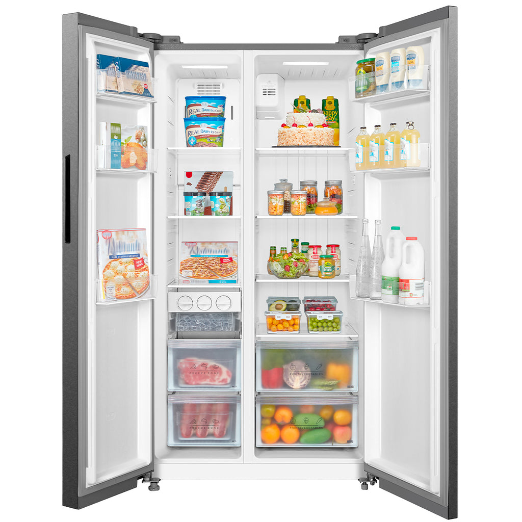 Refrigerador Midea 511L Side By Side Inverter Smart Inox 220V