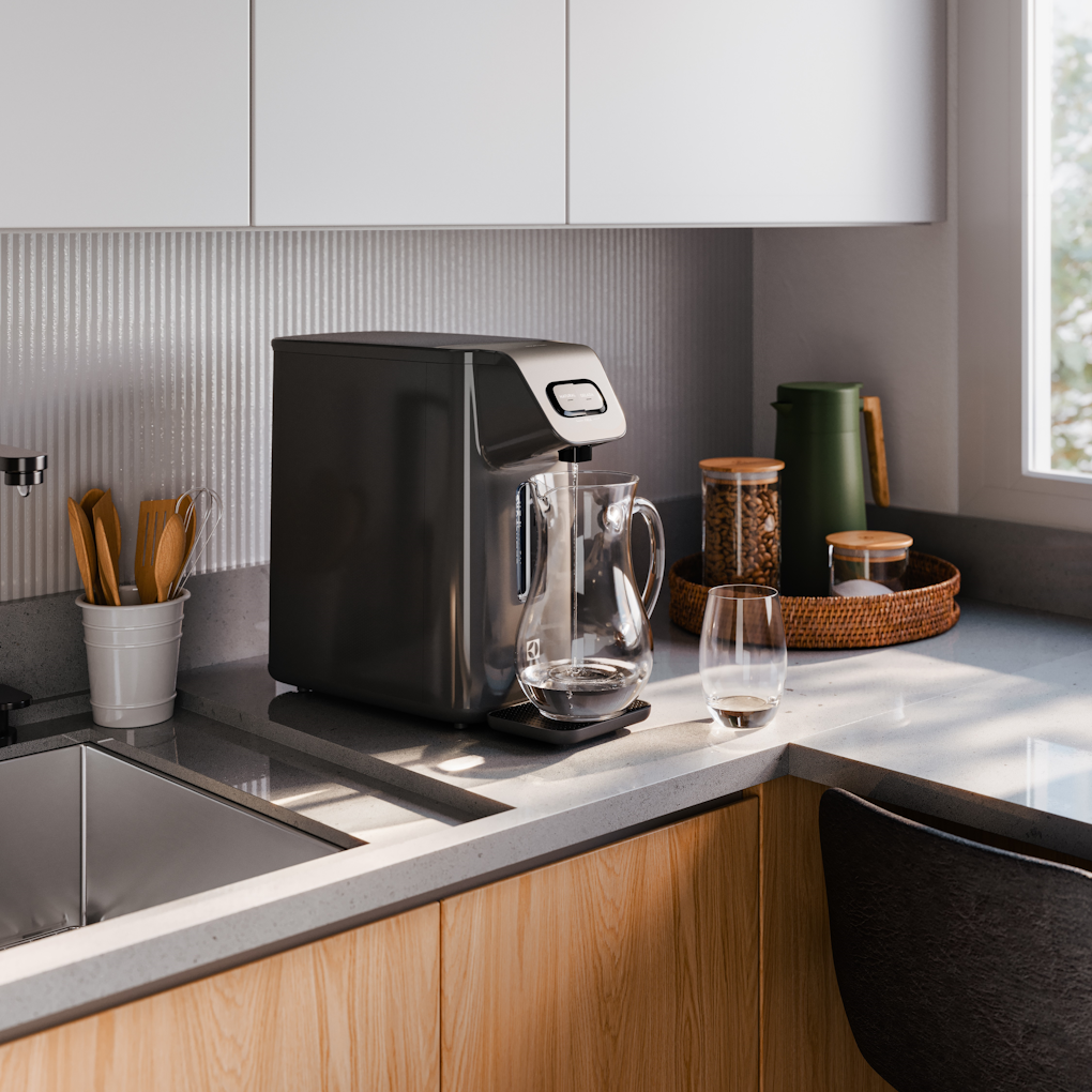 Purificador de Água Electrolux PE15P Efficiente com Filtro de Carvão Ativado Preto Bivolt