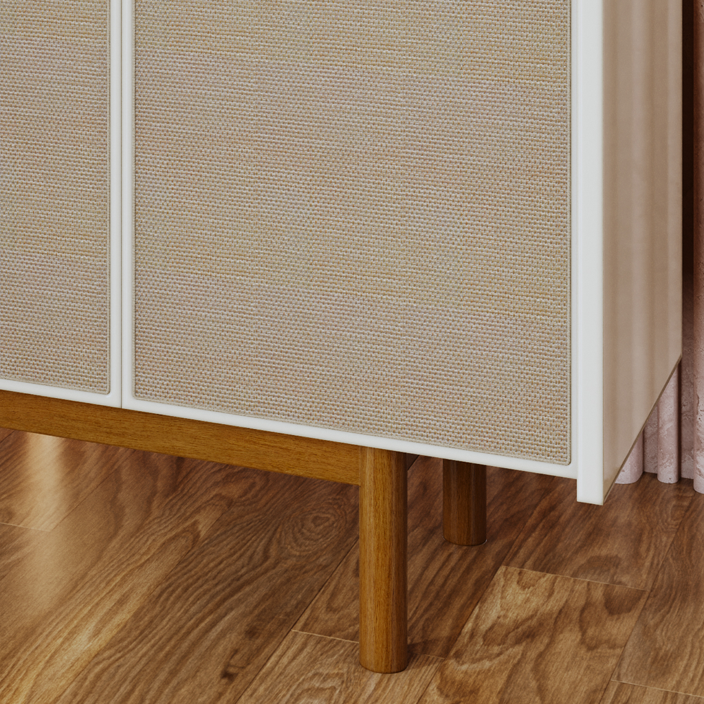 Balcão Buffet Dune Imcal 180cm 4 Portas Off White