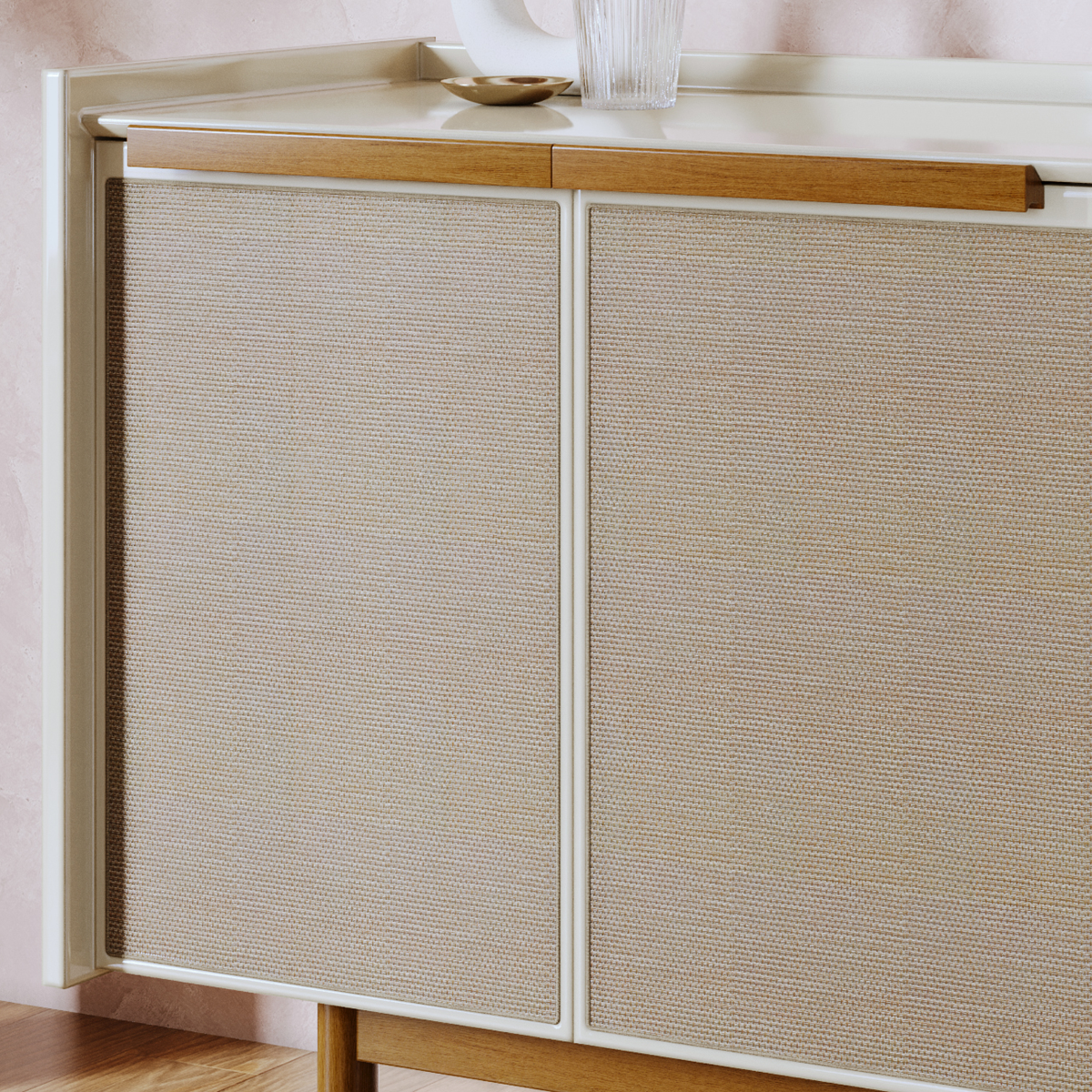 Balcão Buffet Dune Imcal 180cm 4 Portas Off White