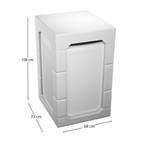 Lavadora de Roupas Brastemp Advanced 16Kg BWF16AB Cesto Inox Ciclo TiraManchas Branco 220V
