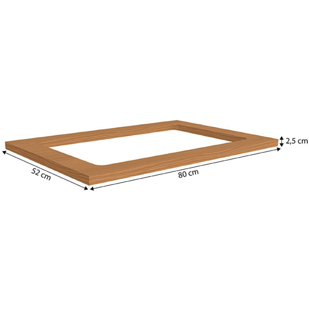 Tampo E608 Kappesberg 80cm para Cooktop Canela