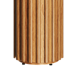 Mesa Lateral Living Redonda Imcal 56x43 Off White