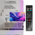 Smart TV LED 32" HD HQ Frameless Slim Android Bivolt