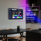 Smart TV LED 32" HD HQ Frameless Slim Android Bivolt