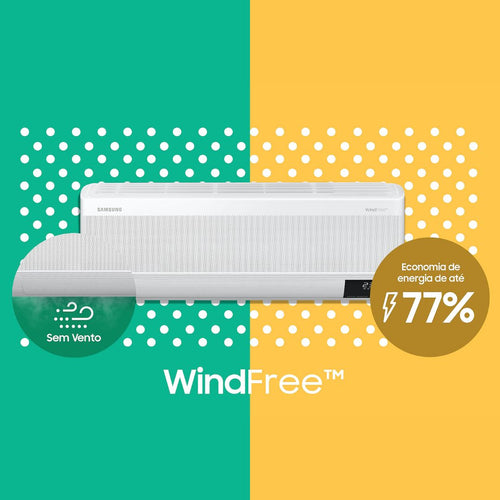 Ar-Condicionado Split Inverter Samsung 22000 BTUs WindFree Sem Vento Frio 220V