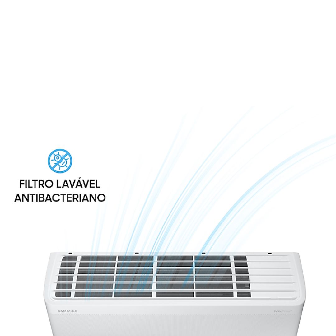 Ar-Condicionado Split Inverter Samsung 22000 BTUs WindFree Sem Vento Frio 220V