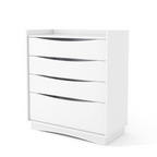 Cômoda M260 Kappesberg 91cm 3 Gavetas 1 Gavetão Branco