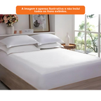 Protetor de Colchão Queen Jacquard Naturalle 160x200cm Branco