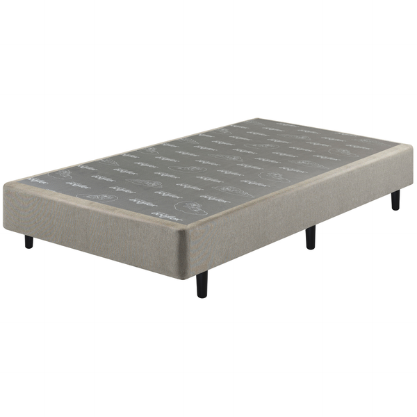 Base Para Colchão Agile Solteiro King Ecoflex 120x198x25cm Cinza Chumbo