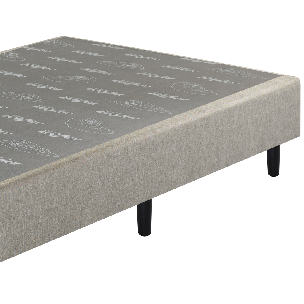 Base Para Colchão Agile Solteiro King Ecoflex 120x198x25cm Cinza Chumbo