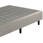 Base Para Colchão Agile Solteiro King Ecoflex 120x198x25cm Cinza Chumbo