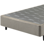 Base Para Colchão Viúva Agile Ecoflex 120x198x25cm Cinza Chumbo