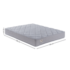 Colchão High Density II Queen Ecoflex 158x198x32cm Molas Superlastic Prata