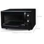 Forno Elétrico de Bancada Fischer 44L Gourmet com Grill Preto 220V