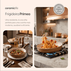 Frigideira Ceramic Life Brinox 24cm Antiaderente Primea Cappuccino