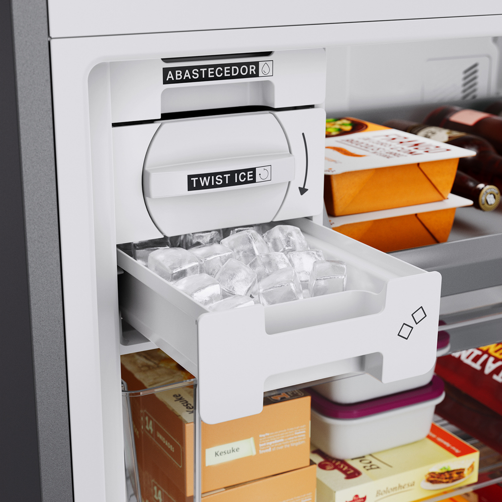 Refrigerador Brastemp 559L BRO85MK 3 Portas French Door Inverter Cor Inox 220V