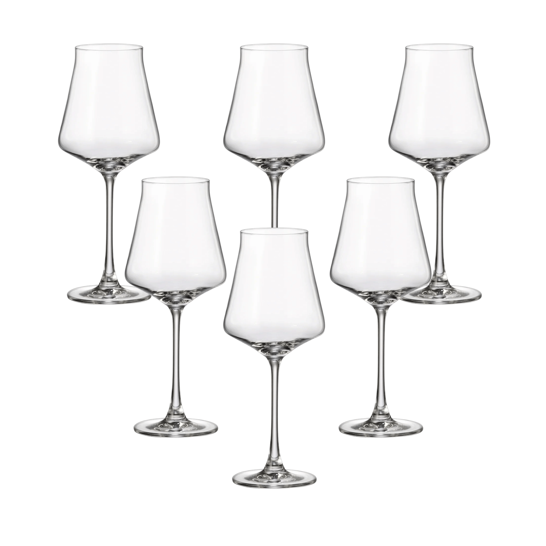 Jogo de 6 Taças Full-Fit Cettia em Cristal Bohemia 700ml