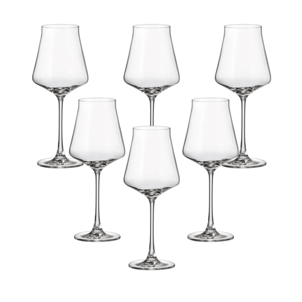Jogo de 6 Taças Full-Fit Cettia em Cristal Bohemia 700ml