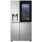Refrigerador LG 628L Side By Side InstaView UVNano Inverter Inox Look Bivolt