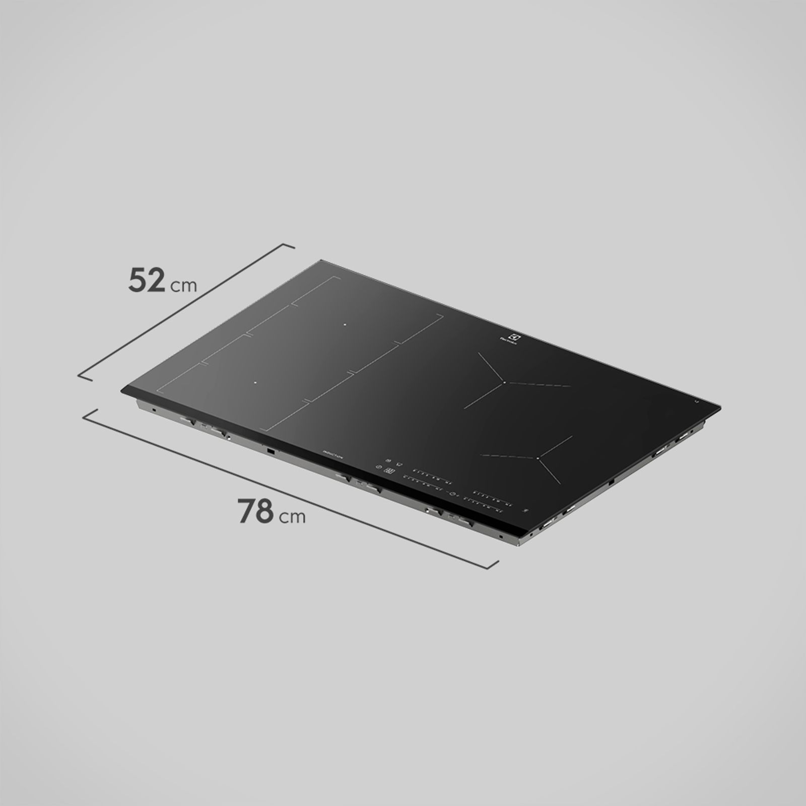 Cooktop Indução Electrolux 4 Bocas com Unicook Flexível e Best Chef IE8FB Preto 220V