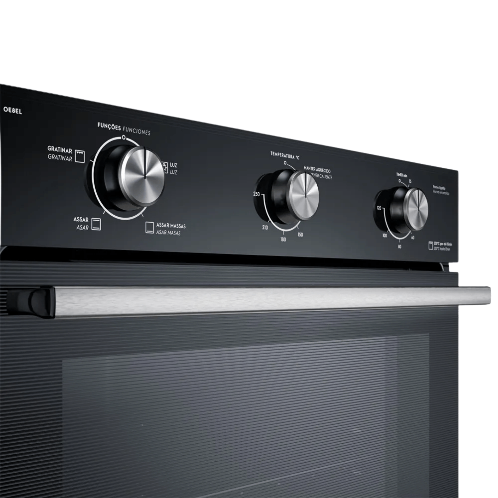 Kit Forno de Embutir Elétrico Electrolux 80L OE8EL + Micro-ondas de Embutir Continental 27L MC2EP 220V