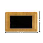 Painel Suspenso Atlas para TVs até 75" DJ Móveis com Led Cedro