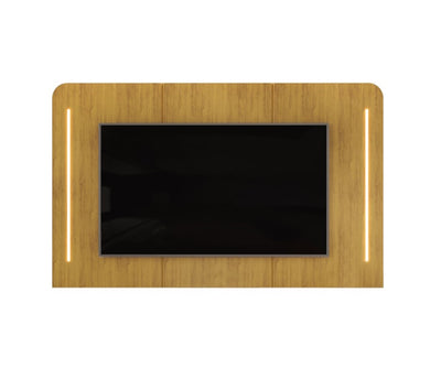 Painel Suspenso Atlas DJ Móveis 218cm com Led Cedro