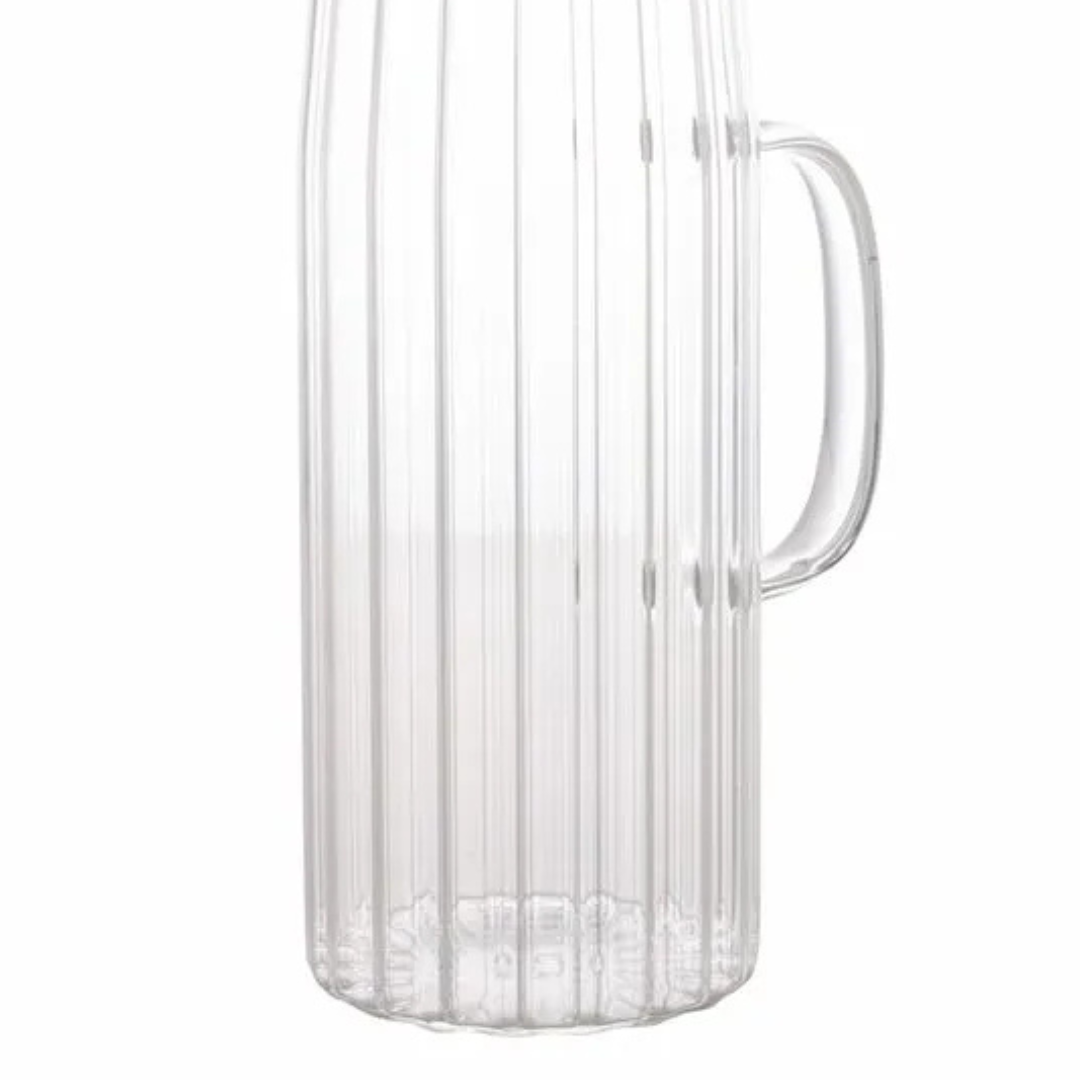 Jarra de Vidro Borossilicato Rojemac com Tampa em Bambu  1,1L