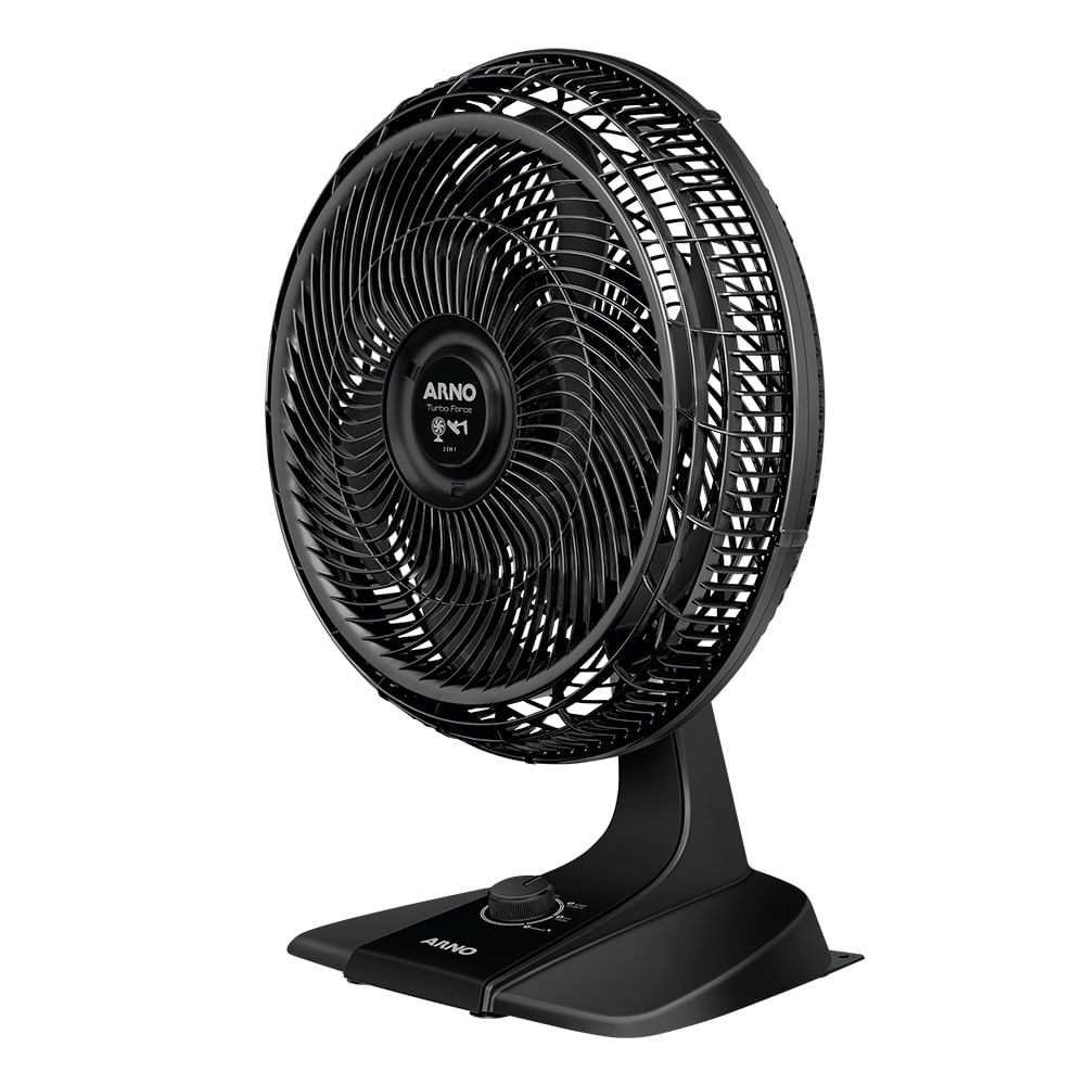 Ventilador de Mesa/Parede Arno Turbo Force VF42 40cm Preto 220V