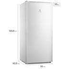 Freezer Vertical Efficient Electrolux 175L Inverter FEI19T Branco Bivolt
