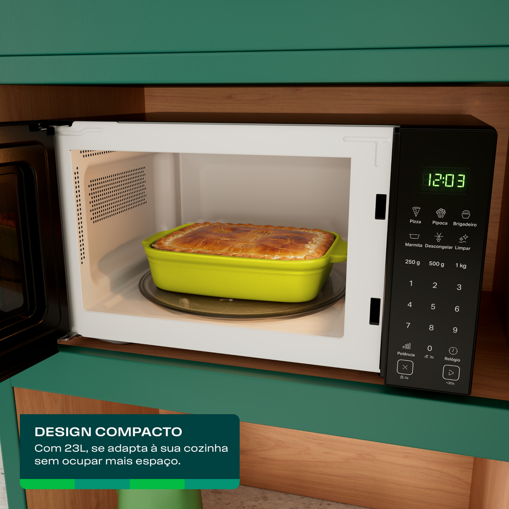 Micro-ondas Consul 23L Função Marmita CMS23AE Preto 220V