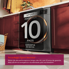Lava e Seca Brastemp 14kg B= Smart BNO14AS Inverter Titanium 220V