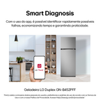 Refrigerador LG 461L Duplex Inverter Inox 220V