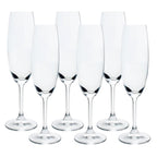 Jogo de 6 Taças para Champanhe Full-Fit em Cristal Ecológico 220ml
