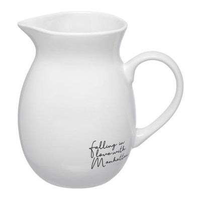 Jarra de Cerâmica  Etilux  Manhattan 1L Branco
