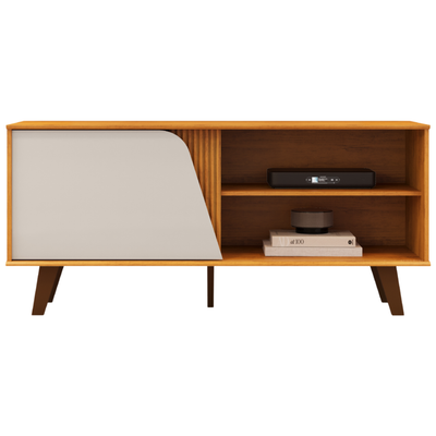 Rack Íris DJ Móveis 120cm Cedro e Bali