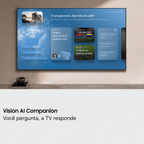 Smart TV Mini LED 75" 4K Samsung M75H Vision AI Bivolt