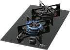 Cooktop à Gás Fischer 2 Bocas Fit Line 27185-60015 Vidro Preto Bivolt