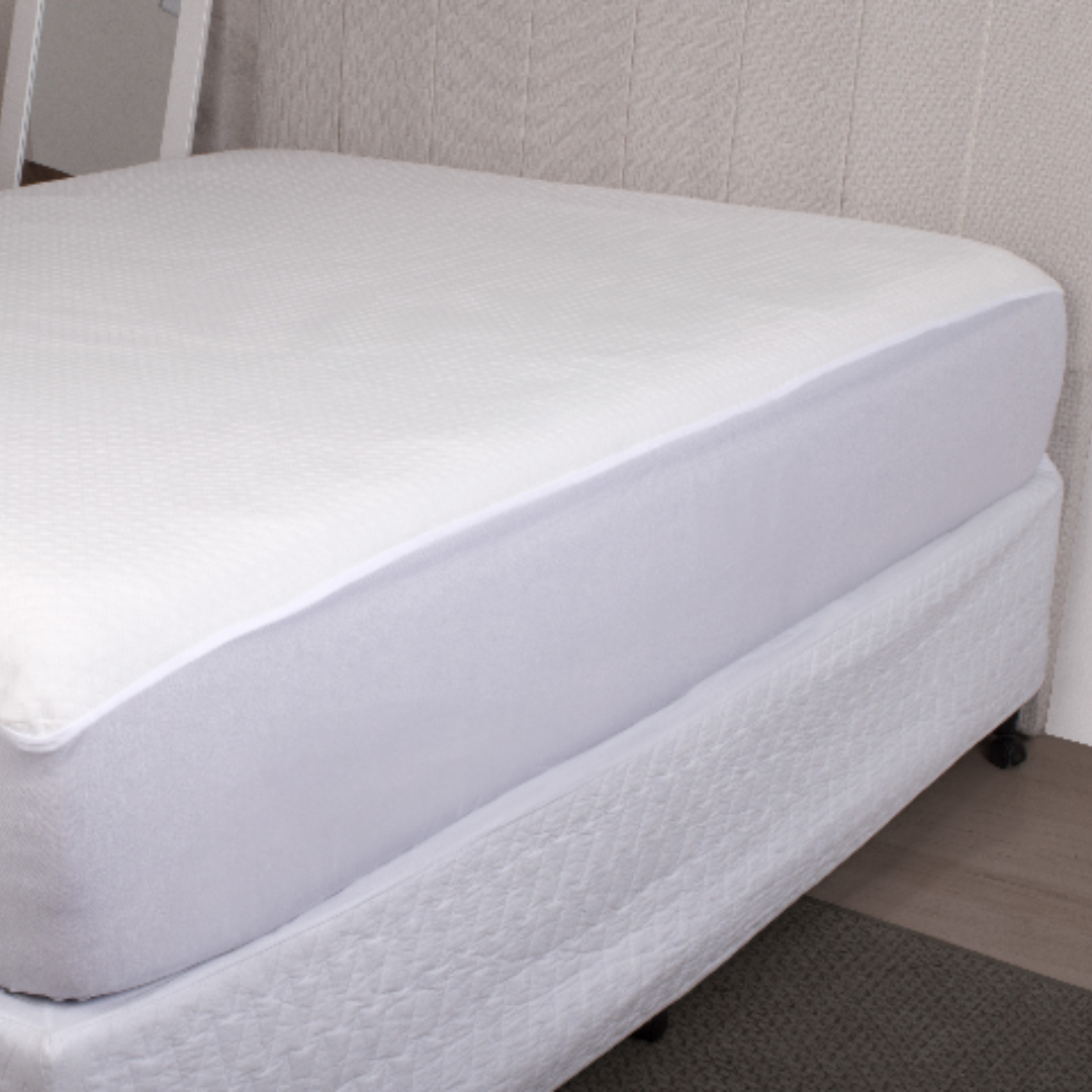 Protetor de Colchão Casal Jacquard Naturalle 300 Fios Impermeável 140x190cm