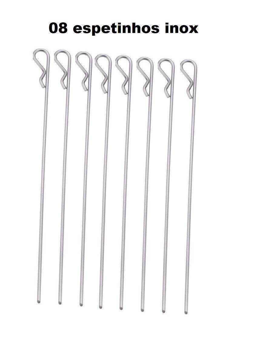 Carrossel EspetoSul para 8 Espetinhos Inox