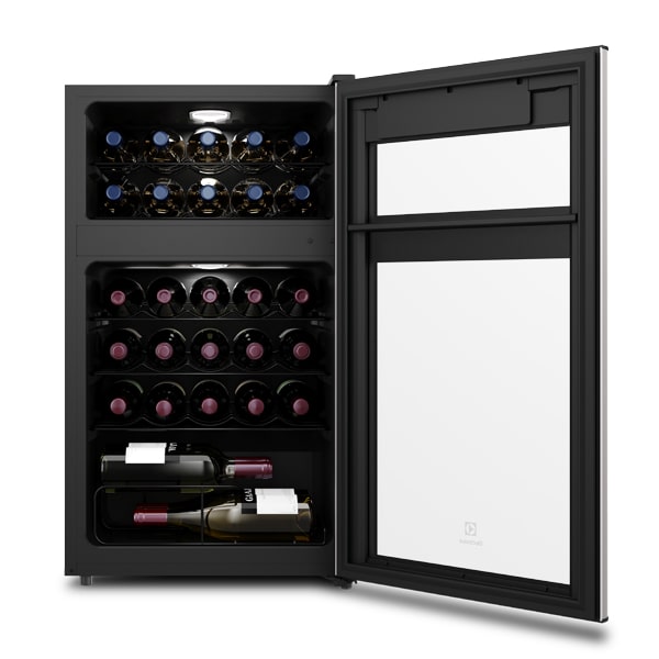 Adega Electrolux 29 Garrafas WDF29 com Dual Zone Preto 220V