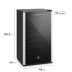 Adega Electrolux 29 Garrafas WDF29 com Dual Zone Preto 220V
