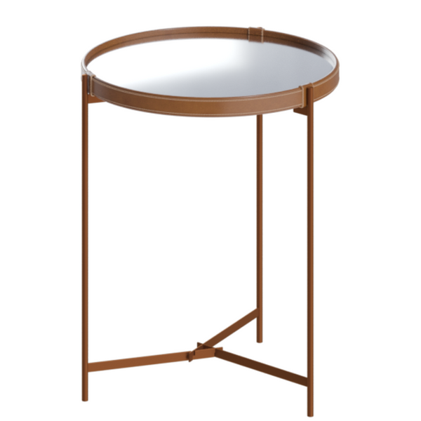 Mesa Lateral Aqua com Espelho Imcal 57x70 Cobre